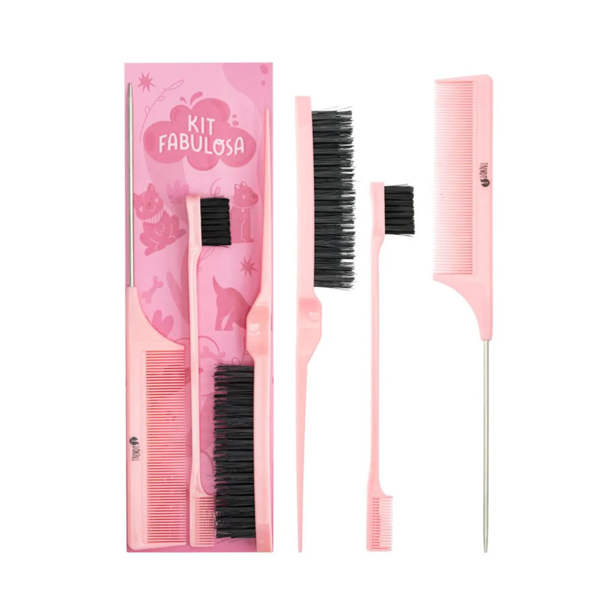 kit fabulosa x3 cepillos trendy S E31 B