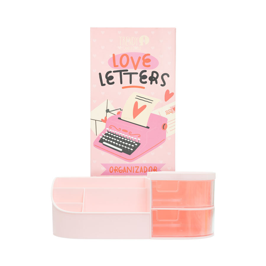 Organizador love letters trendy