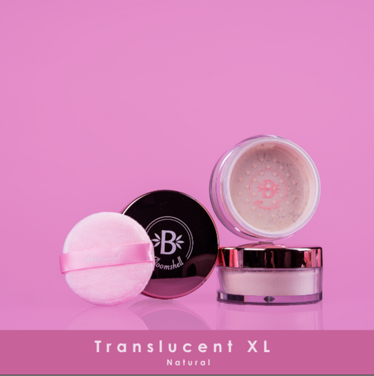 Translucent (polvo suelto)(natural) Bloomshell grande XL (p2-e12-f)