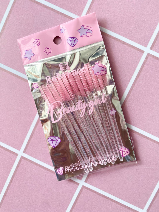 paquete de cepillos para ceja y pestañas