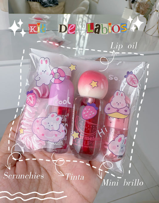 Kit niña x4 conejito (S-e40)