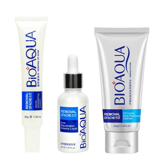 kit pure skin anti acne bioaqua p2-e17-B)