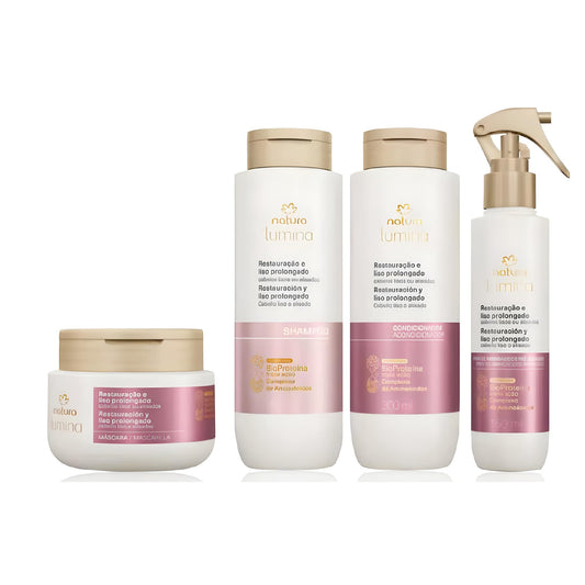 Kit restauración y liso prolongado natura x4