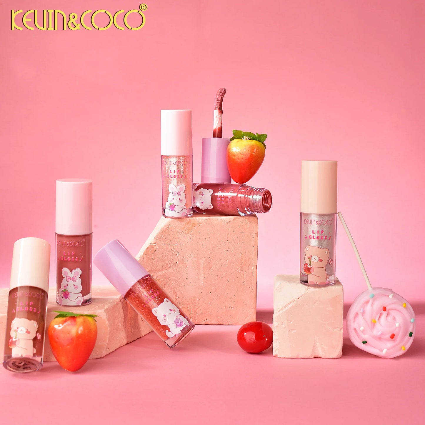 Kit x2 Lip gloss (p1-e2-C)