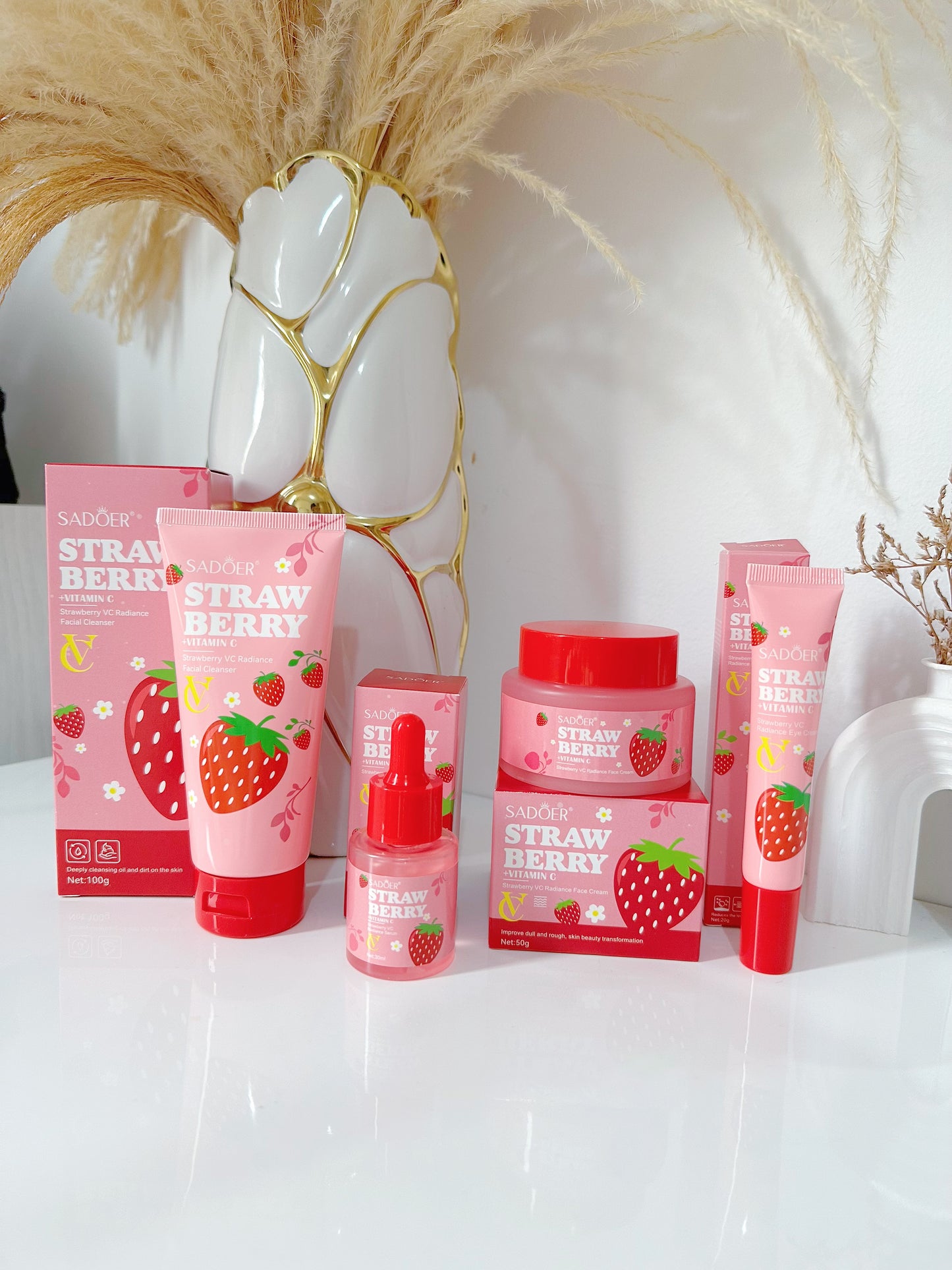 Kit x4 Strawberry Fresa + Vitamina C (S-E37-6)
