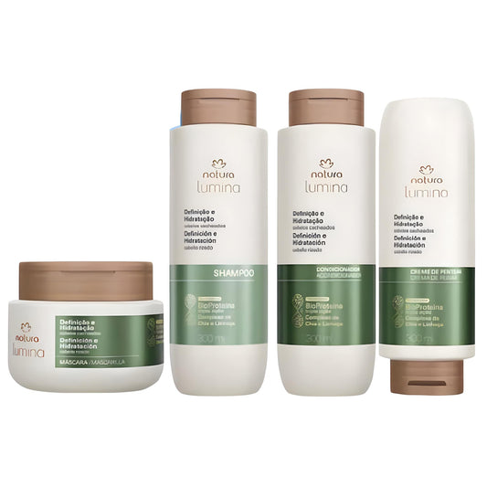 Kit hidratación y definición natura x4