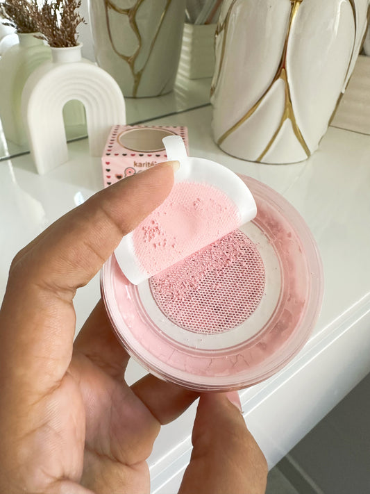 Polvo suelto rosa karite (P1-E5-B)