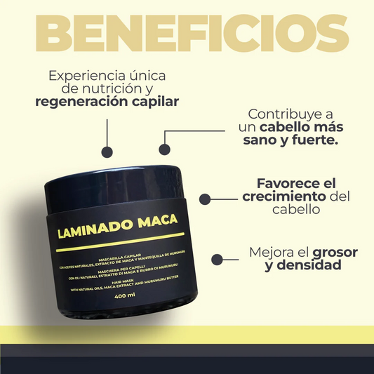 mascarilla capilar LAMINADO MACA 400ML - Regeneración capilar
