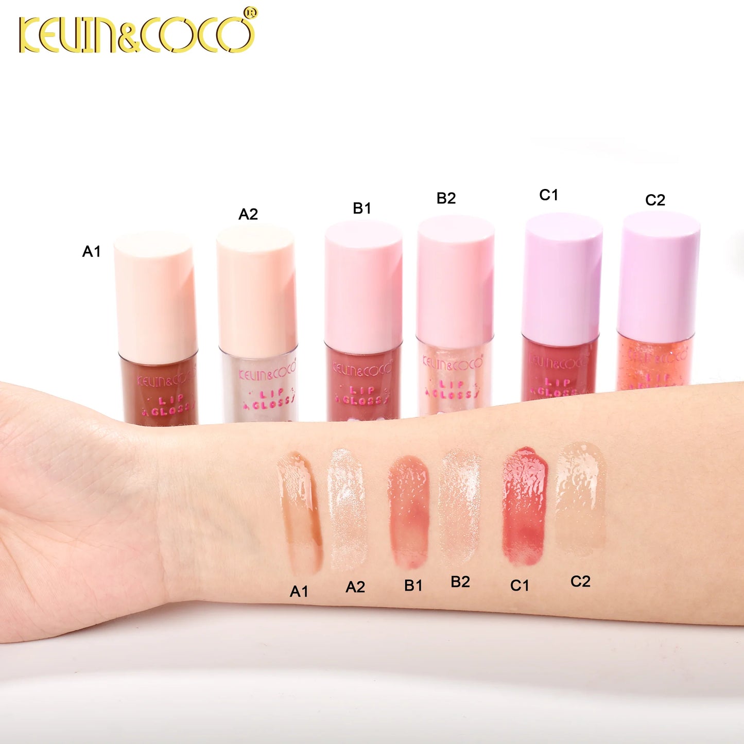 Kit x2 Lip gloss (p1-e2-C)