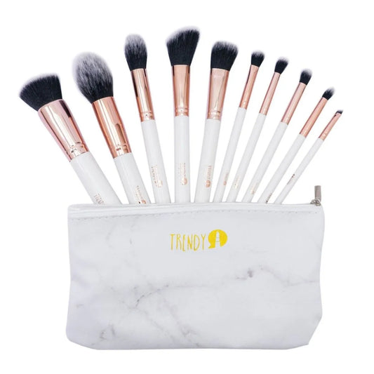 Kit Brochas Mármol Blanco trendy   (p1-e3-a)