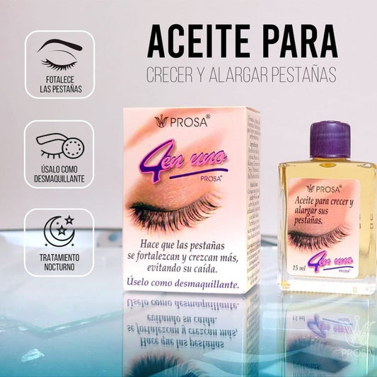 Aceite para pestañas  4 en 1 prosa (S-E27-G)