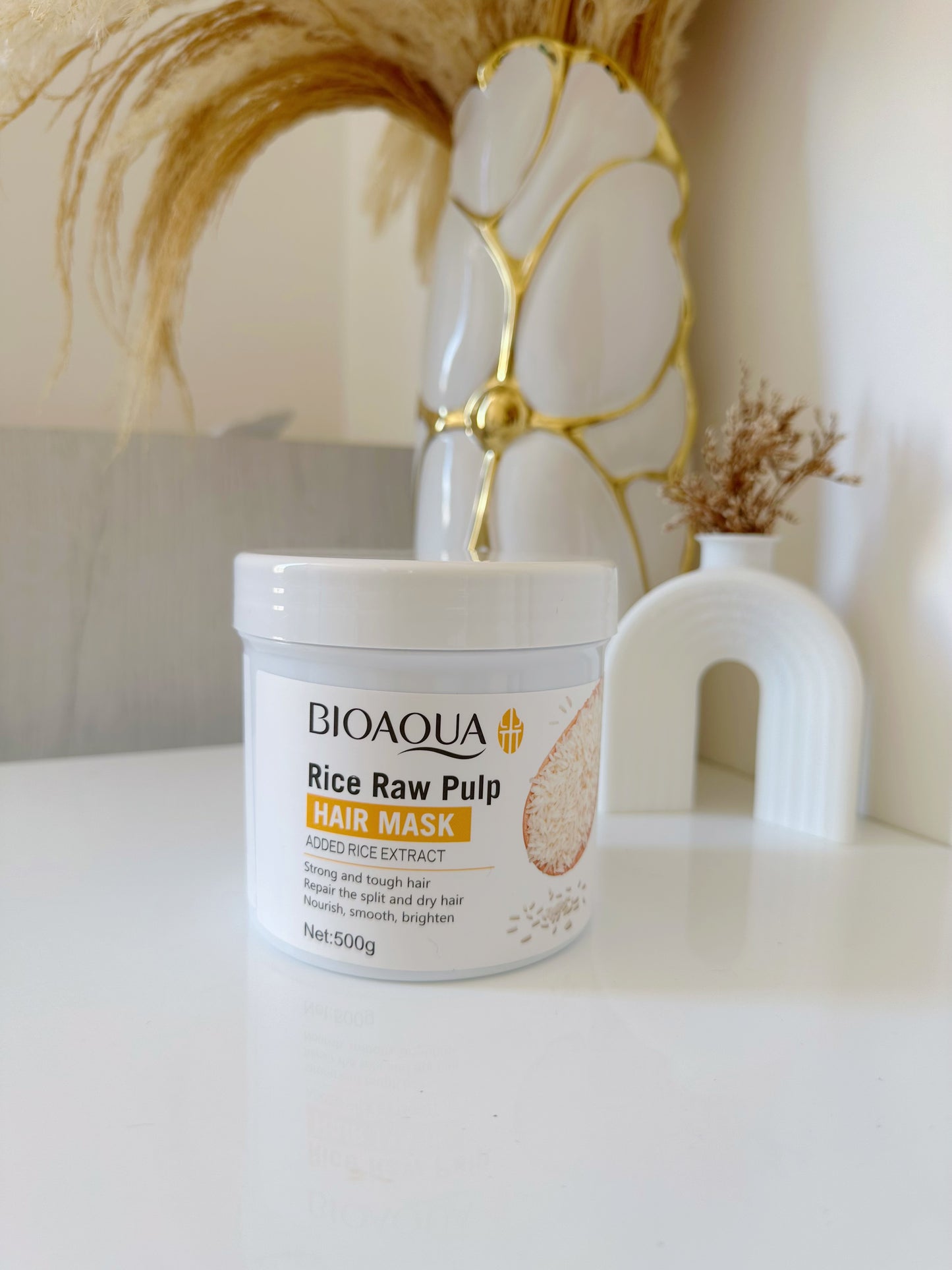 Mascarilla capilar de arroz bioaqua (S-E22-D)