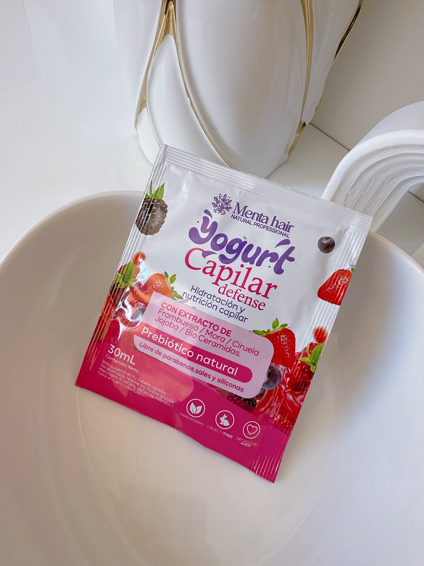 SACHET DE YOGUR CAPILAR 30ml MENTA HAIR