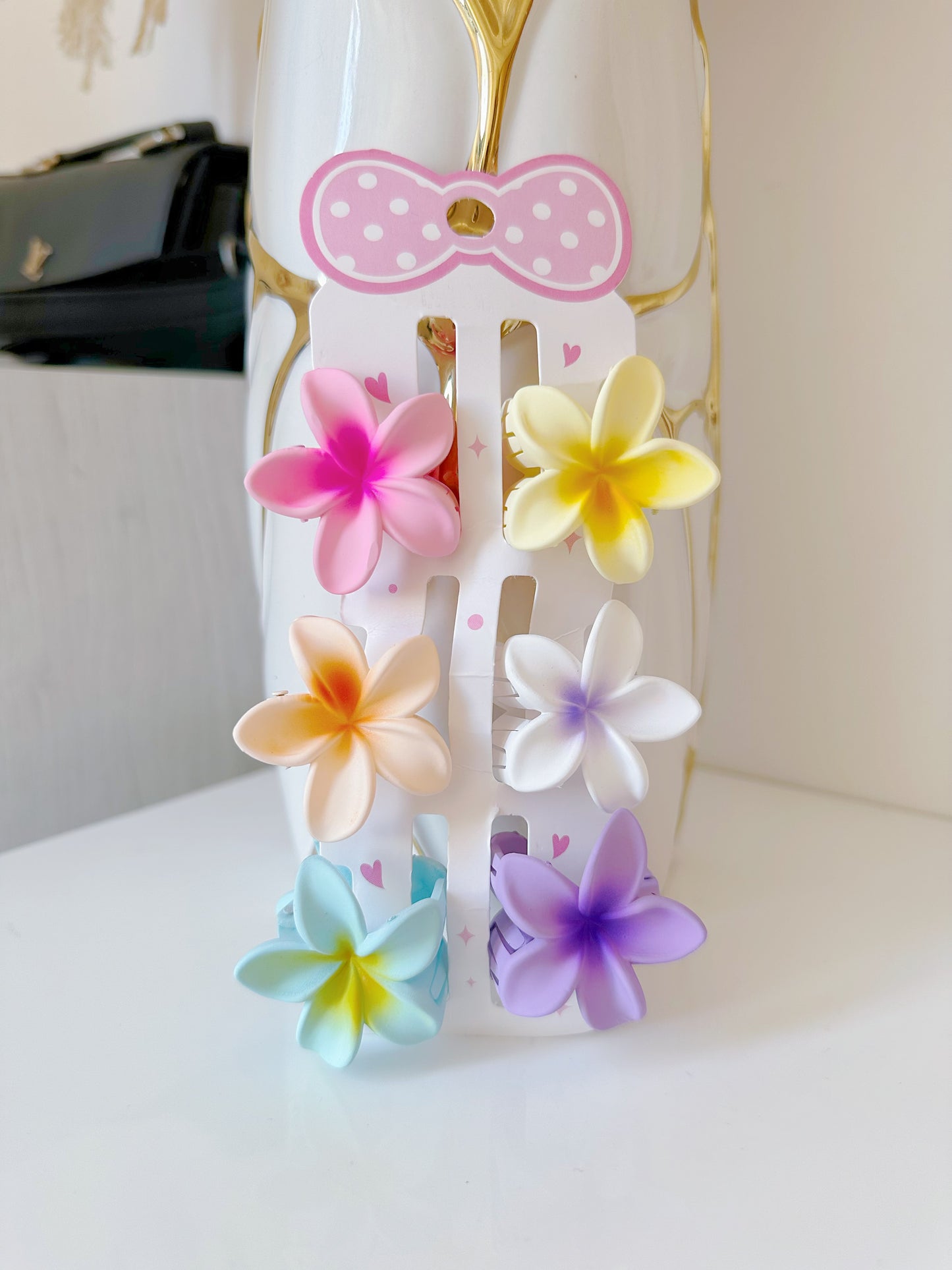 Set x6 mini pinzas hawaianas (p2-E14-B)