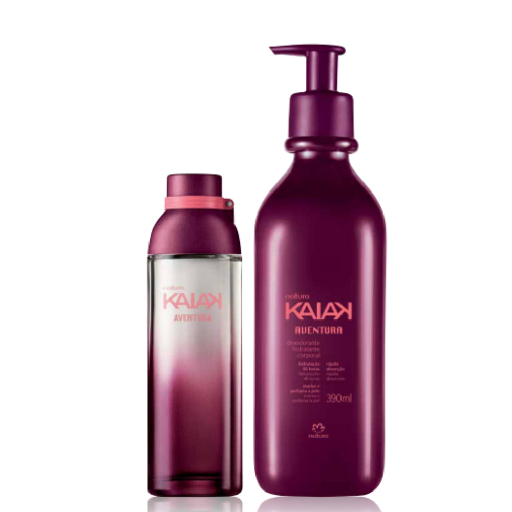 Perfume aventura y crema corporal + bolsa de regalo