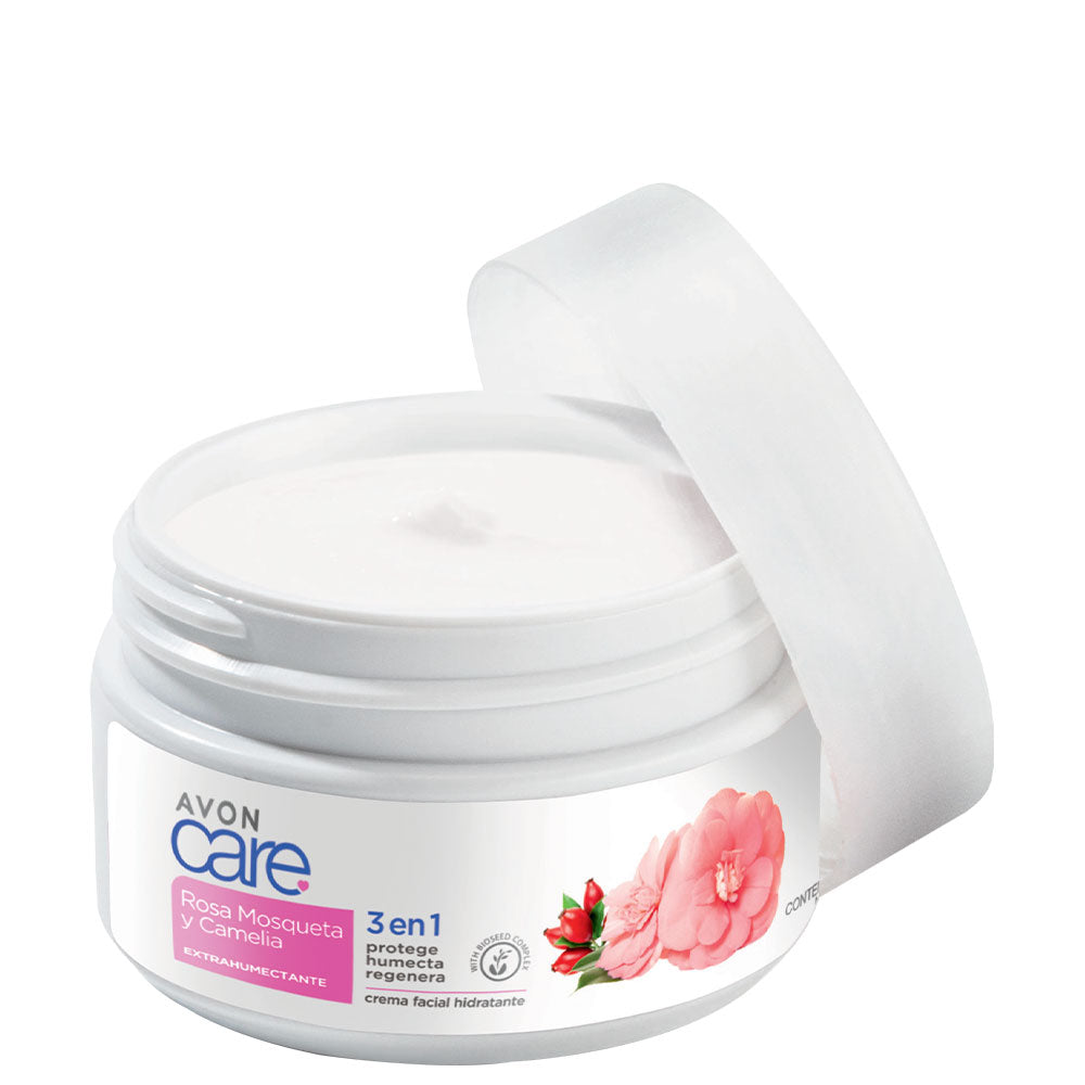 Crema facial Rosa Mosqueta Y Camelia avon