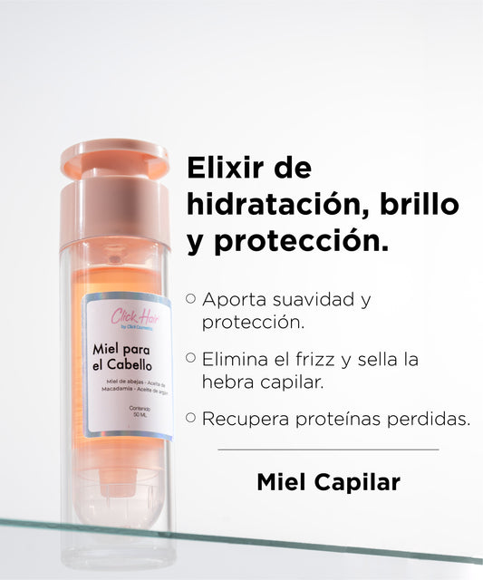 miel capilar con argan click hair