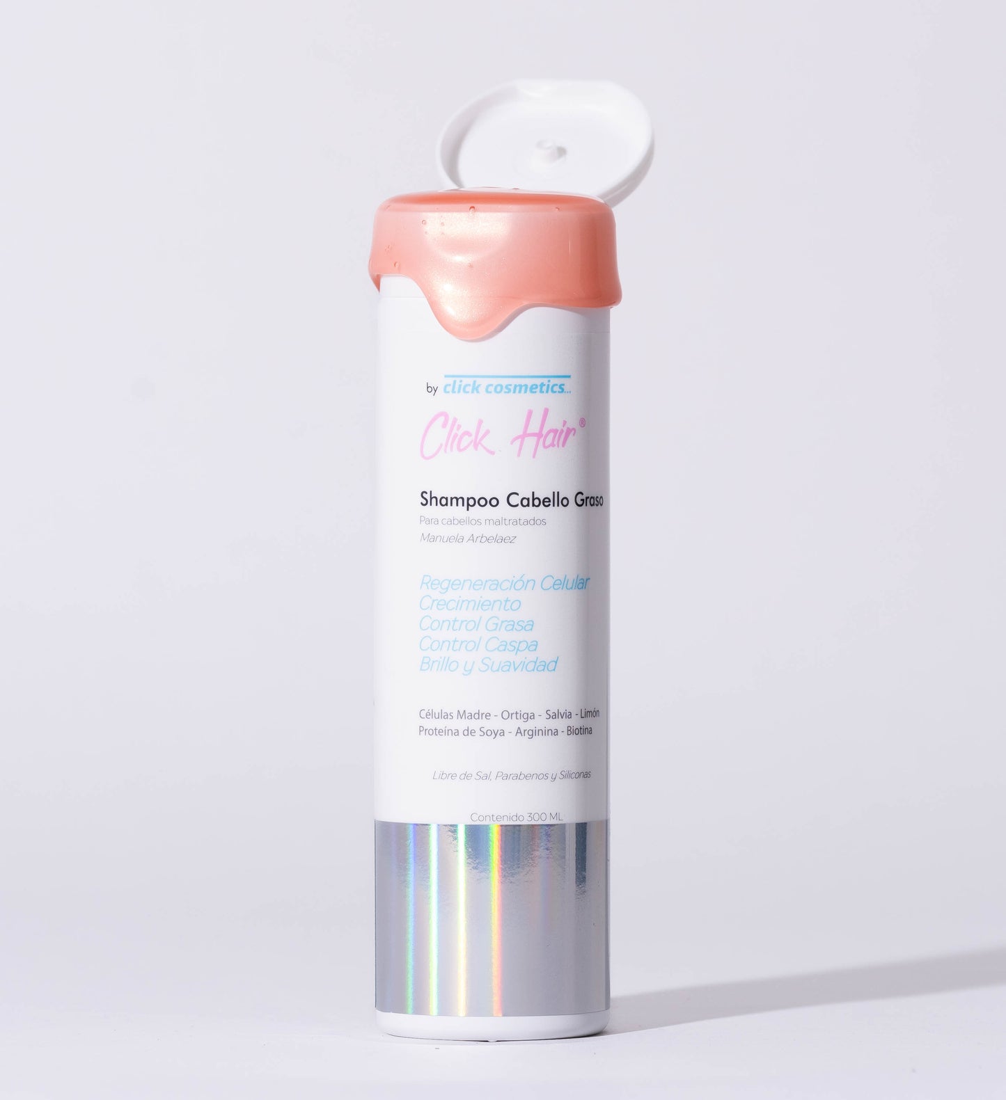 Shampoo para cabello graso click hair (S E23 A)