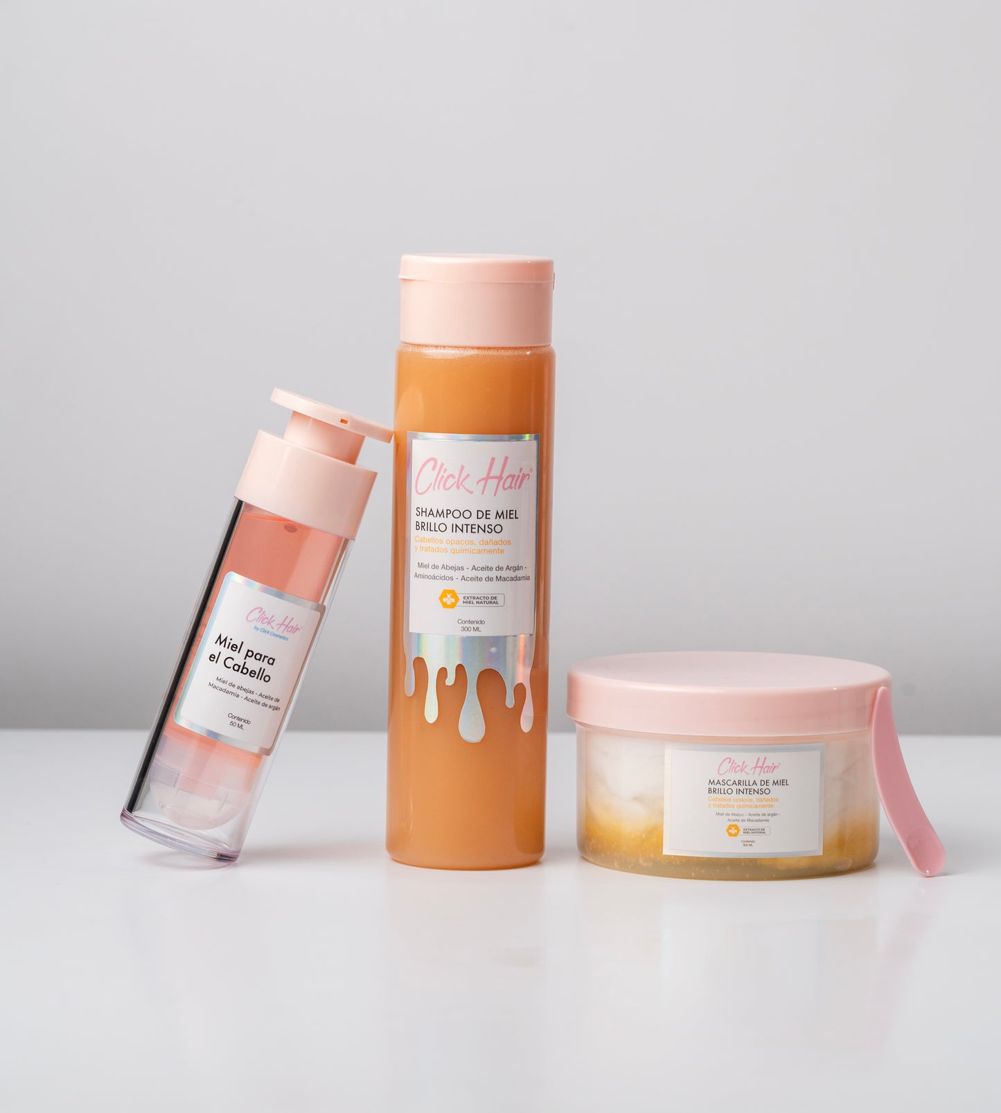 Linea miel- ritual de oro click hair