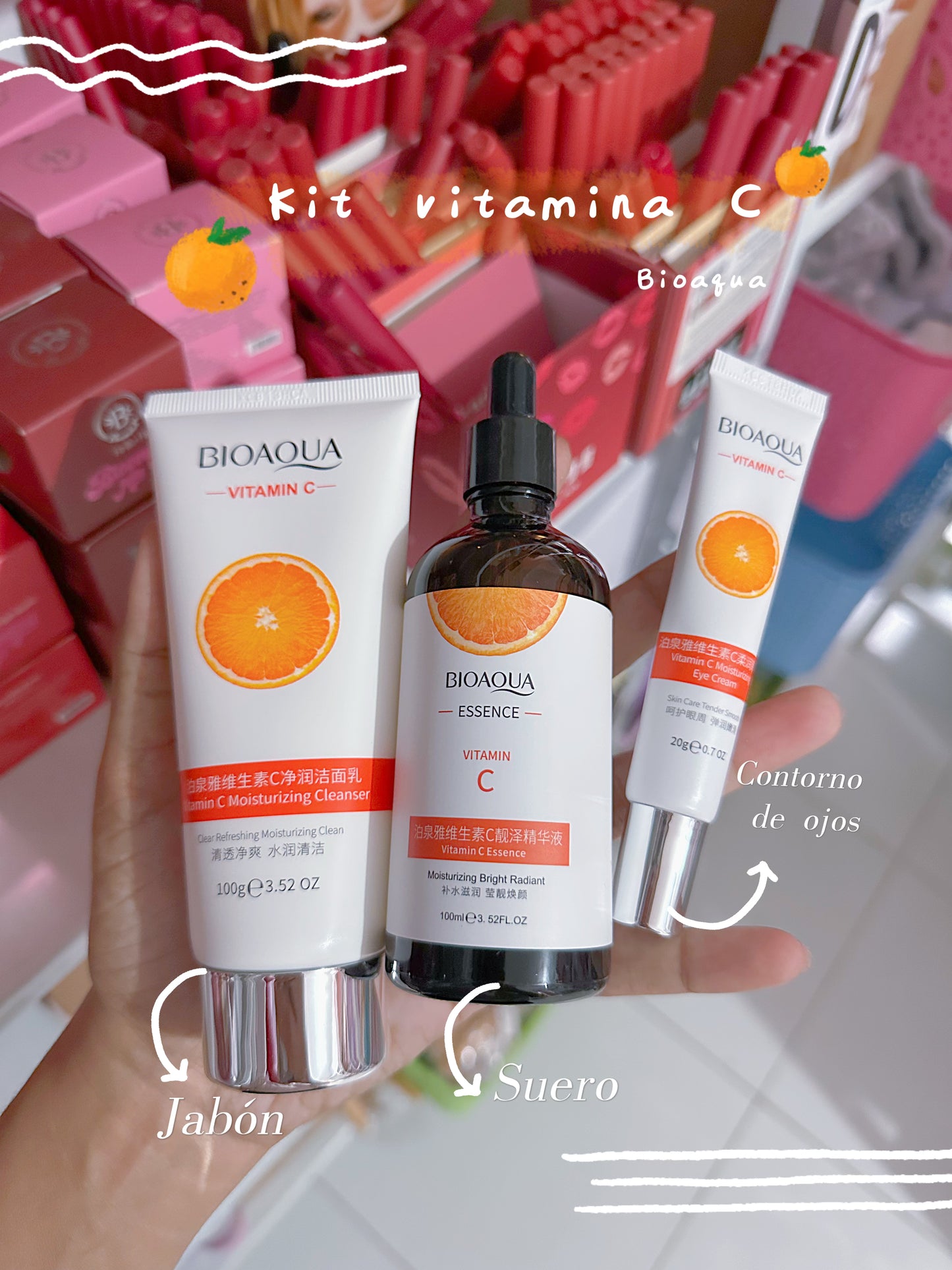 Kit de vitamina C bioaqua x3