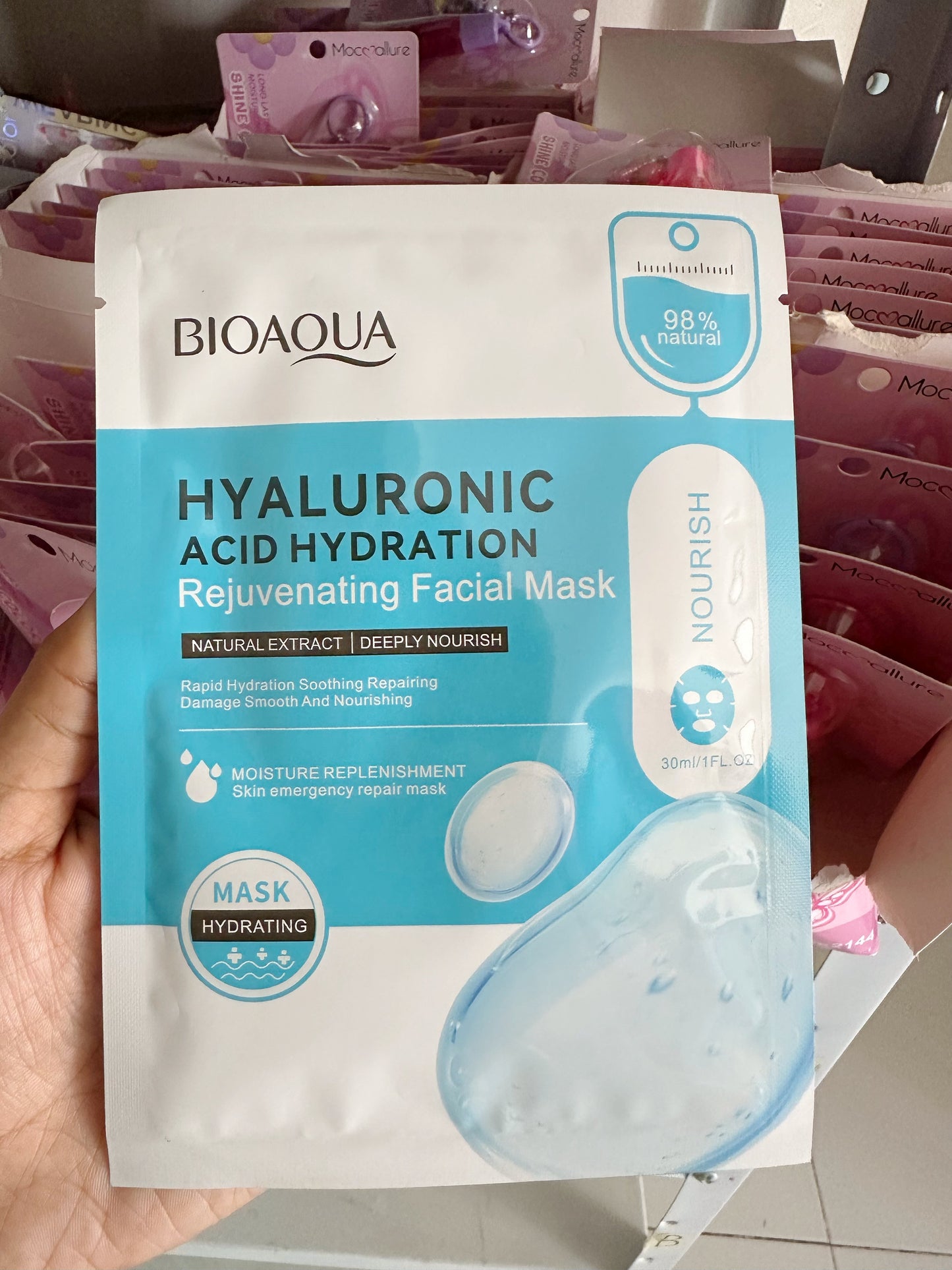 Mascarilla velo ácido hialuronico P1