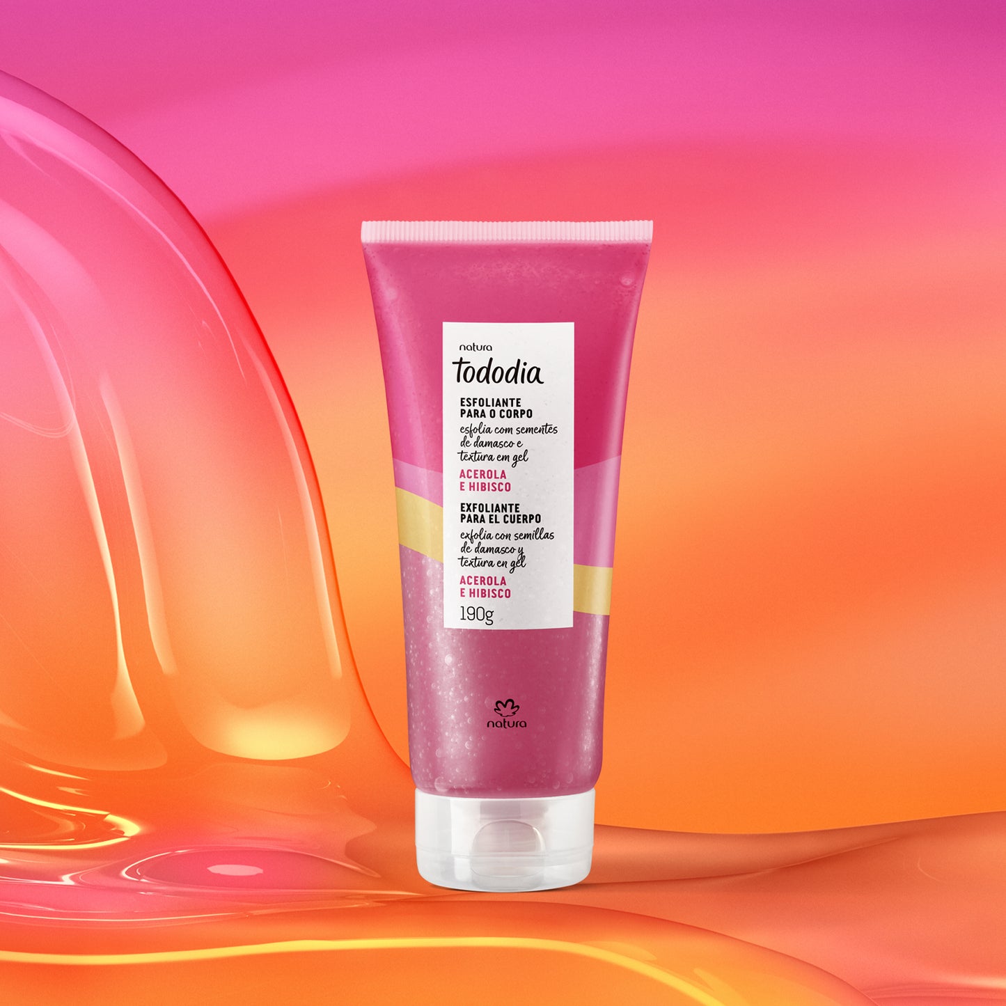Exfoliante para el Cuerpo Tododia Acerola y Hibisco natura S-40
