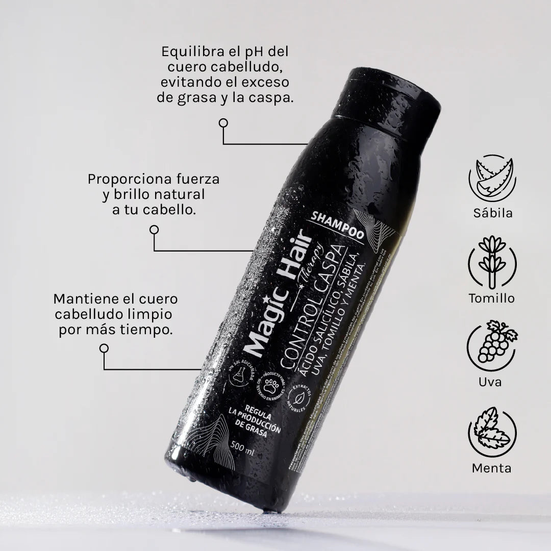SHAMPOO ANTICASPA 500ml MAGIC HAIR