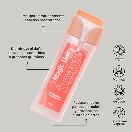 SHAMPOO BOOM REPARACION PROFUNDA 500ml MAGIC HAIR
