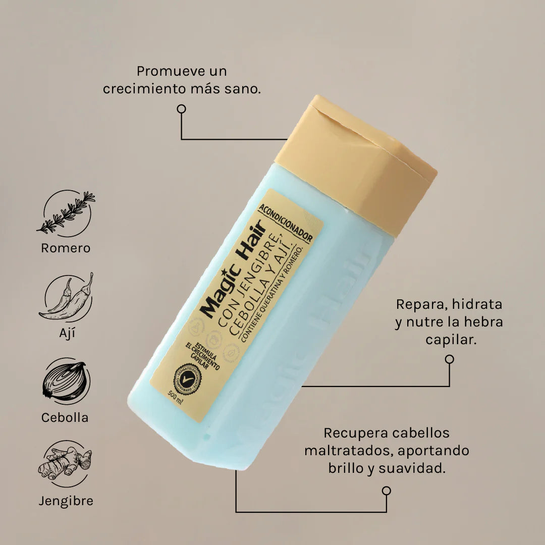 ACONDICIONADOR CON JENGIBRE 500ml MAGIC HAIR