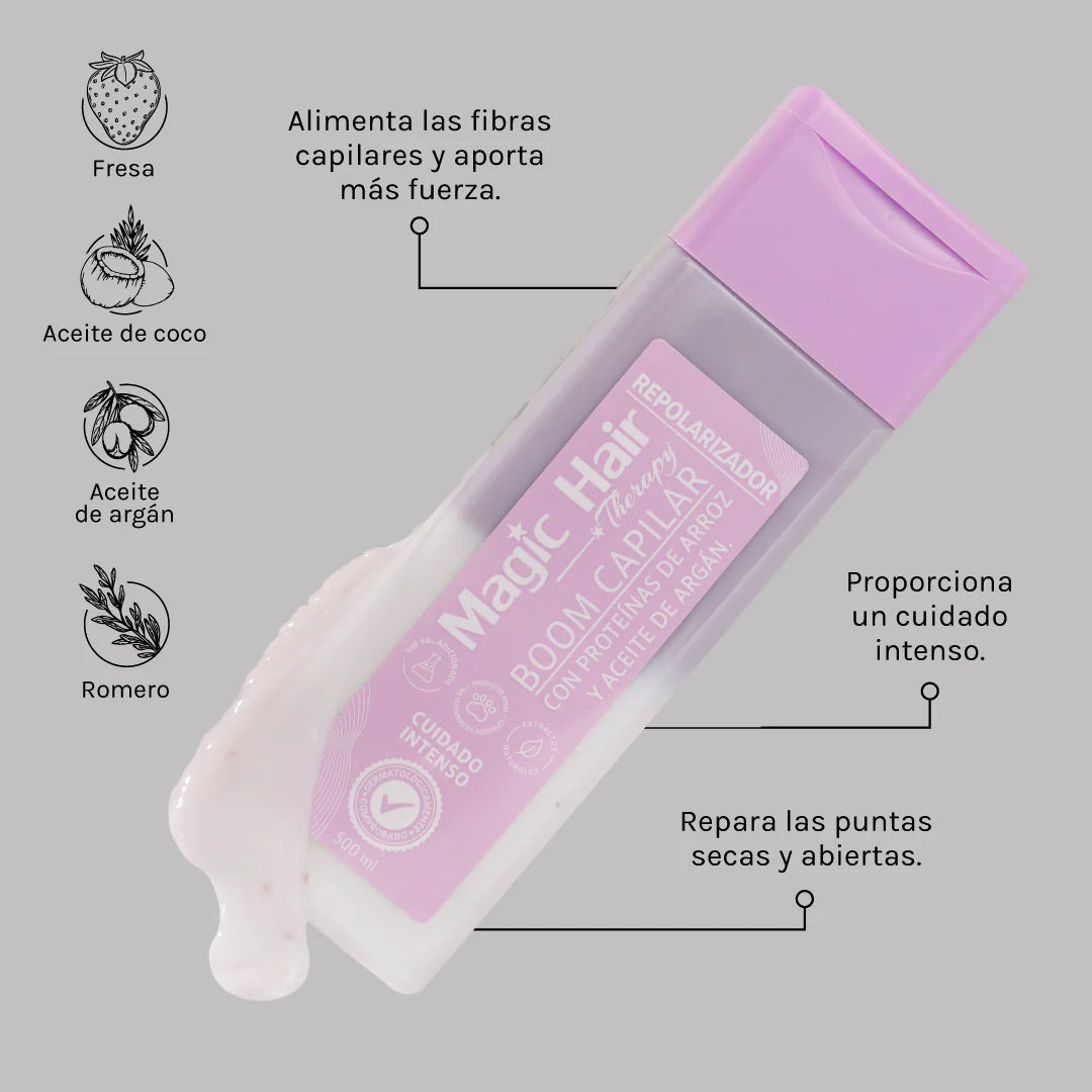 TRATATIMIENTO REPOLARIZADOR BOOM CAPILAR 500ml MAGIC HAIR
