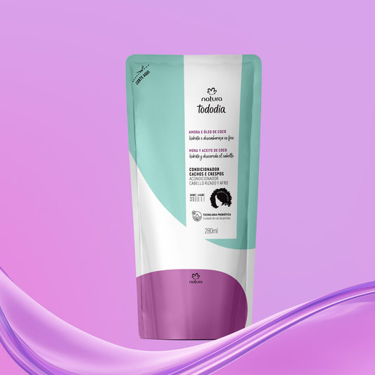 Repuesto acondicionador para rizos y afros Tododia natura