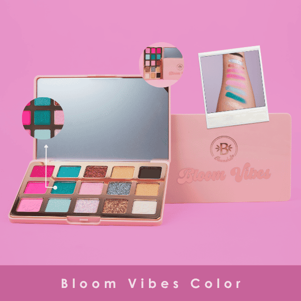 Paleta de sombras bloom vibes BLOOMSHELL (P1-E2-D)