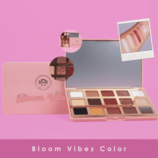 Paleta de sombras bloom vibes BLOOMSHELL (P1-E2-D)