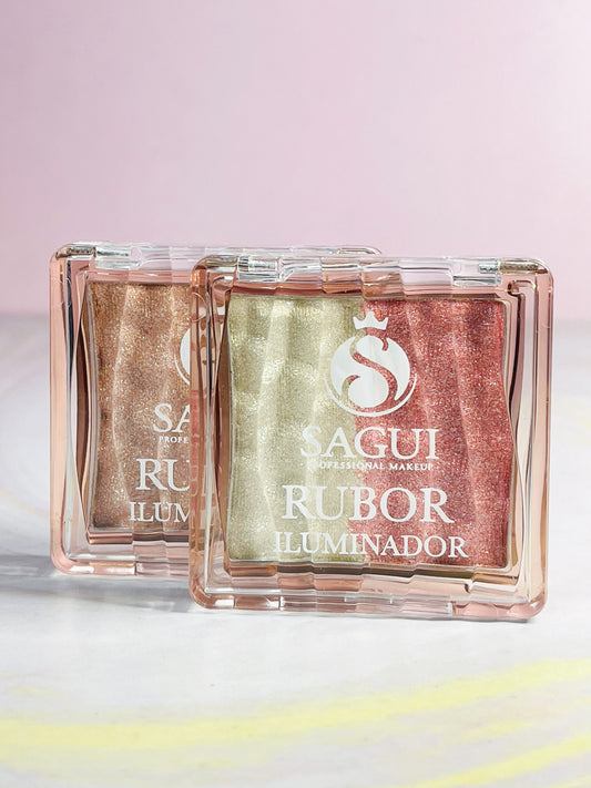 Duo de rubor e iluminador sagui-619