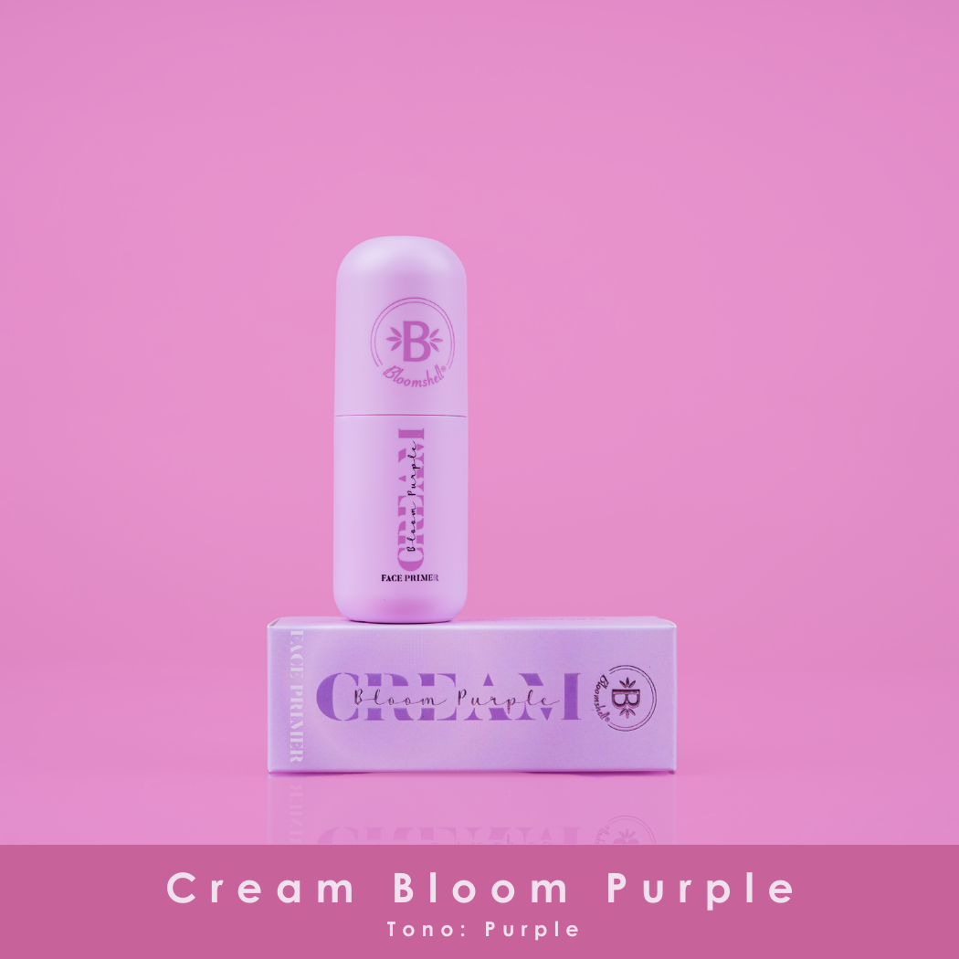 PRIMER Bloom cream purple bloomshell (S-E27-E)
