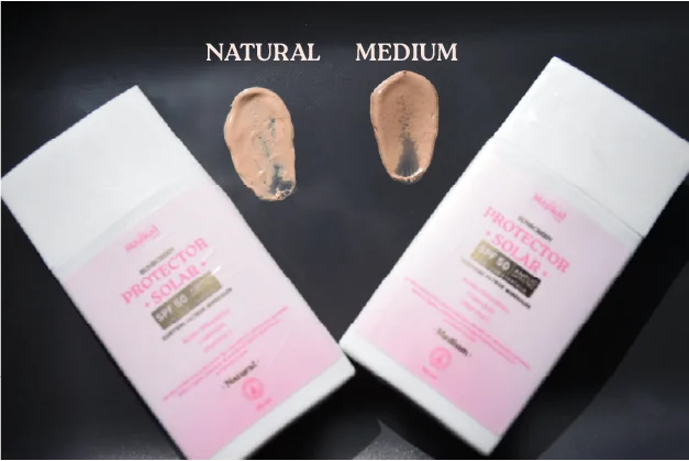 Protector solar con color MAJIKAL