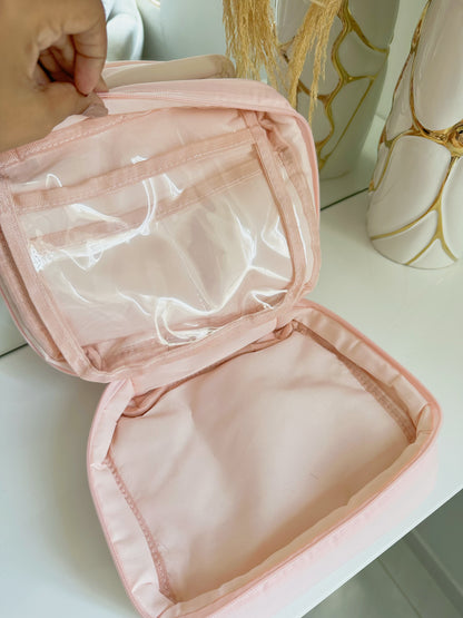 cosmetiquera neceser rosado (P1 E7 C)