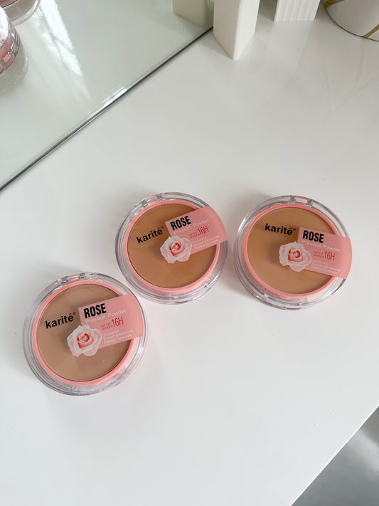 Polvo compacto rosa karite (P1-E2-G)