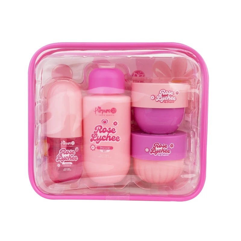 Kit Cartuchera X4 Rose Lychee Purpure
