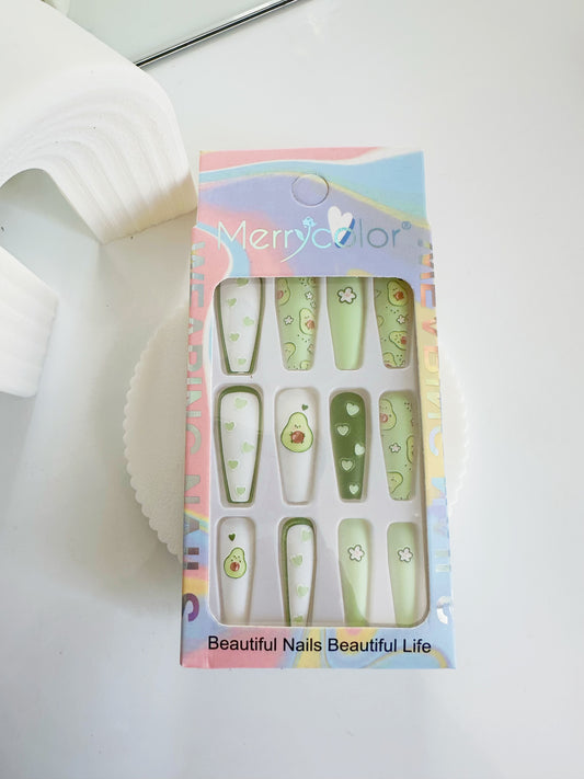 caja de uñas press on ref del 9 al 11 c/u [S-E26-E]