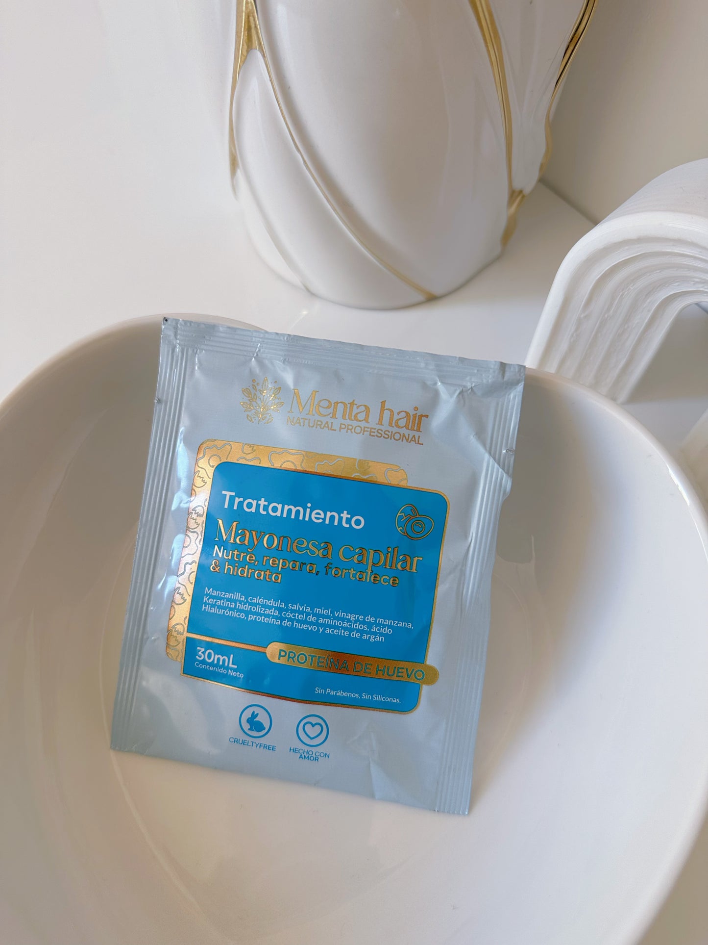 SACHETS DE TRATAMIENTO MAYONESA 30ml MENTA HAIR