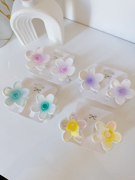 Set x2 pinza flor (S-E37-3)