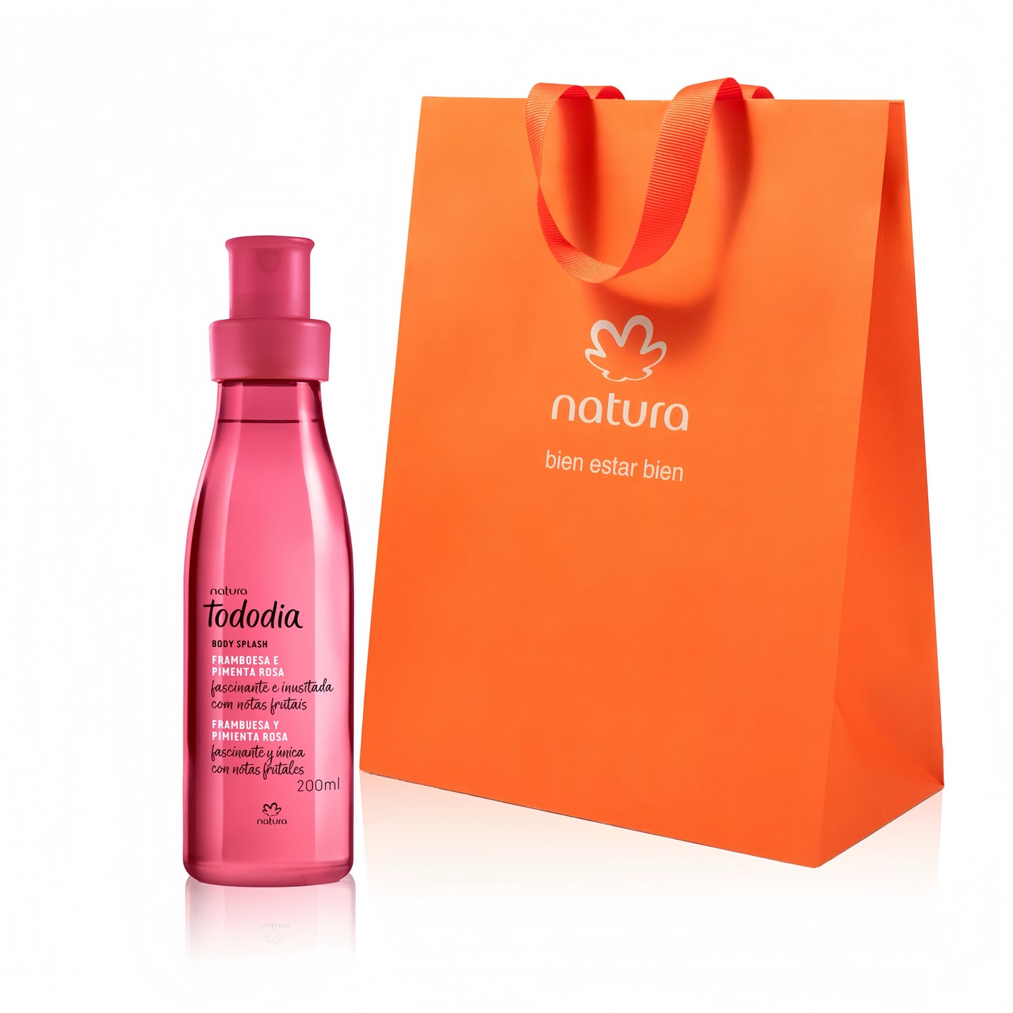 Body splash Tododia frambuesa y pimienta rosa femenino natura