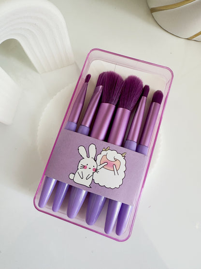 set de brochas mini x6 con estuche [S-E29-B]