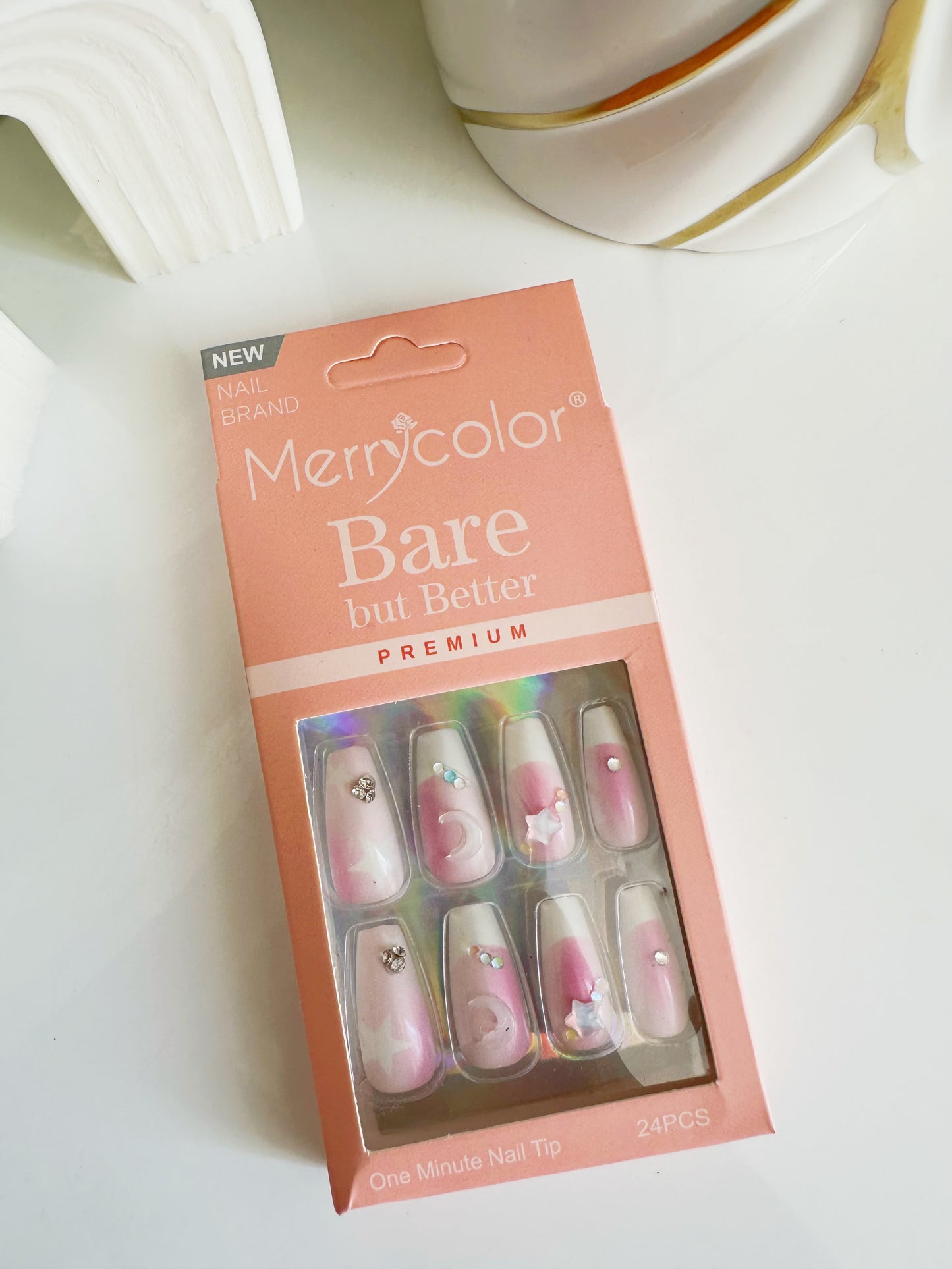 caja de uñas press on ref del 1 al 3 c/u [S-E26-E]