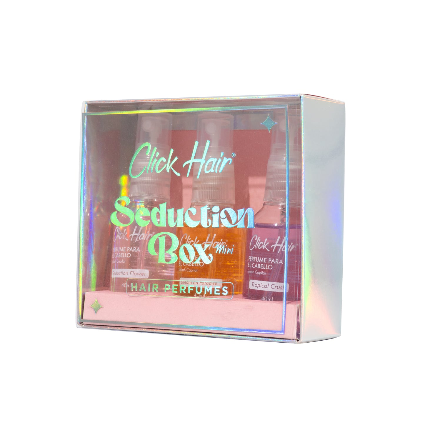 kits perfume minis x3  click hair (S E38 A)