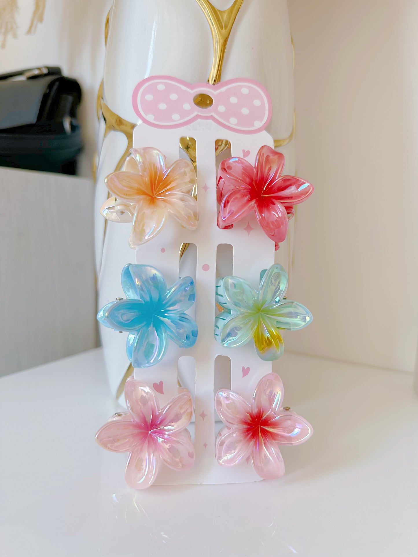 Set x6 mini pinza hawaianas (S-E8-E)