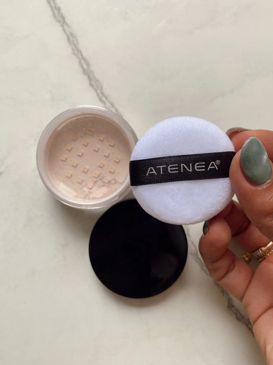 Mini polvo suelto banana atenea