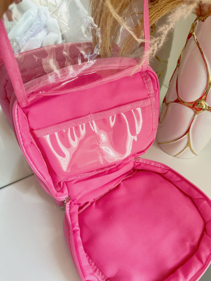 cosmetiquera neceser fucsia (P1 E8 G)