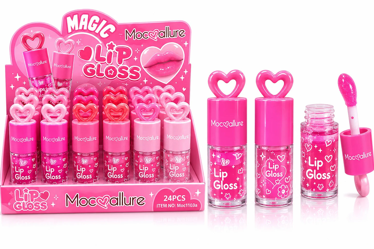 Lip gloss moc surtido